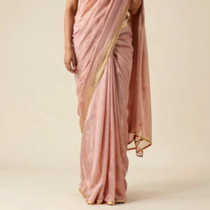 Rose Georgette Drape